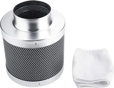 Zdjęcie produktu dla Filtr z węglem aktywnym ze stali nierdzewnej, 200 mm, do łazienki