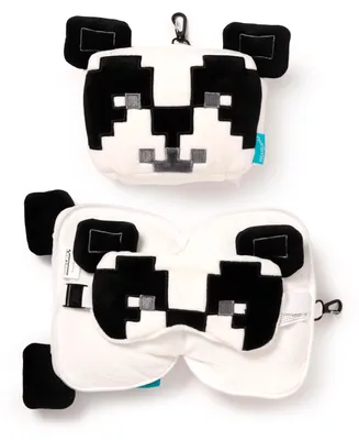 Produktbild von Minecraft-Reisekissen „Panda“ CUSH432 mit Augenmaske