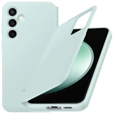 Produktbild von Samsung Hülle geeignet für Samsung Galaxy S23 FE - Smart View Wallet Case - Grün