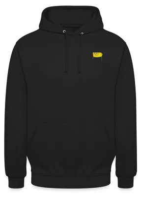 Produktbild von Spreadshirt SpongeBob Schwammkopf Stick Brustmotiv Uni Hoodie, 4XL, Schwarz