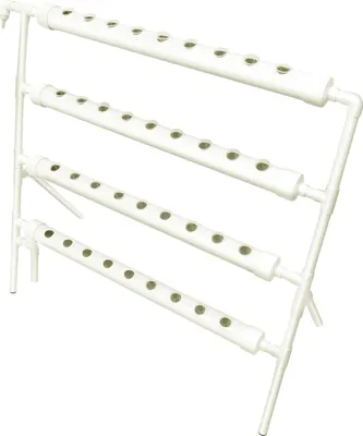 Produktbild von Hydroponisches Anbausystem, 36 Löcher, automatisierte Bewässerung, WEISS