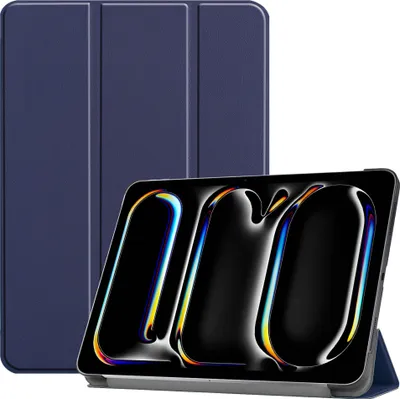 Produktbild von imoshion Trifold Klapphülle iPad Pro 13 (2024) M4 - Dunkelblau