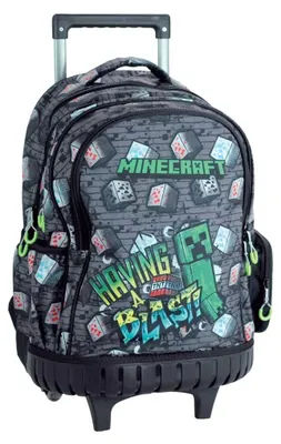 Produktbild von Minecraft Metro Art Rollrucksack, 46 cm Tasche