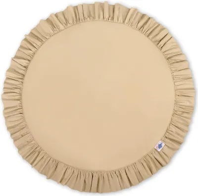 Produktbild von Krabbeldecke mit Rüschen - beige