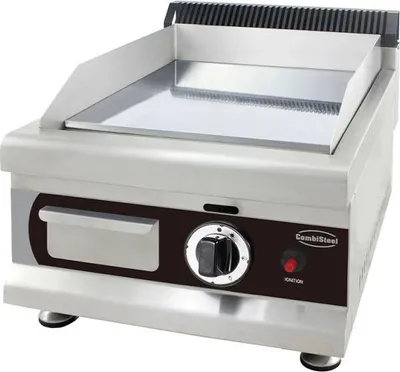 Zdjęcie produktu dla Płyta grillowa Combisteel gazowa z zestawem do konwersji ze stali nierdzewnej
