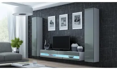 Obrázek produktu pro Cama RTVVIGO180N b/s, Bílá, Dřevotřískové desky, Bílá, Dřevotřískové desky, 2 police/polic, Laminát