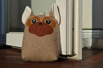 Productafbeelding van Famanu deurstopper, hond, decoratief en zwaar - Mopshond