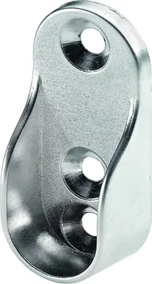 Produktbild von Hettich Schrankrohrlager oval Ø 30/15 mm verchromt - 2 Stück