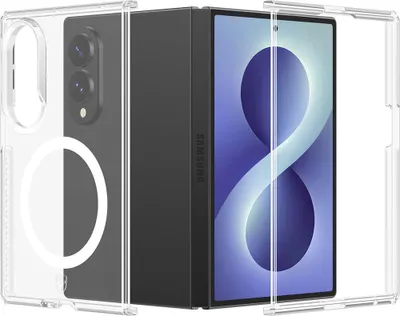 Zdjęcie produktu dla Etui ochronne Force Case, obudowa magnetyczna zapewniająca kompleksową ochronę dla Galaxy Z Fold 8, odporna na upadki z wysokości 2 metrów, przezroczysta