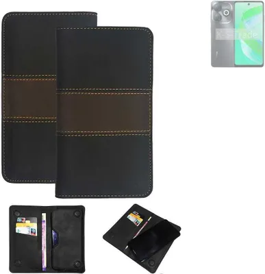 Produktbild von K-S-Trade Hülle Handyhülle kompatibel mit Infinix Smart 8 Pro Schutzhülle Walletcase Bookstyle Tasche Schutz Case Handytasche Wallet Cover