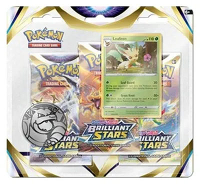 Image de Pokemon Étoiles Brillantes : Leafeon 3-Pack Blister