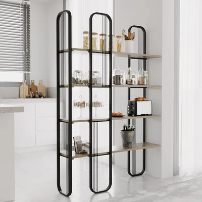 Immagine prodotto di Skye Decor, Sierra - Nero, libreria, nero, 125 x 28 x 180 cm