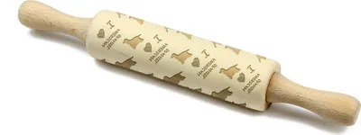 Produktbild von Amerikanischer Cocker Spaniel, American Cocker Spaniel - kleiner Nudelholz mit Hund, Teigrolle mit Mustern, Gadget für Keramiker der Marke Art-Dog