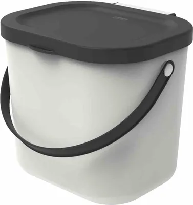 Zdjęcie produktu dla Rotho Albula, 6 l, Prostokątny, Plastik, Biały, Ręczny, Plastik