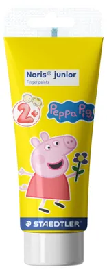 Produktbild von STAEDTLER Noris junior Fingermalfarben Peppa Wutz 4er Set, 4 Tuben je 75ml