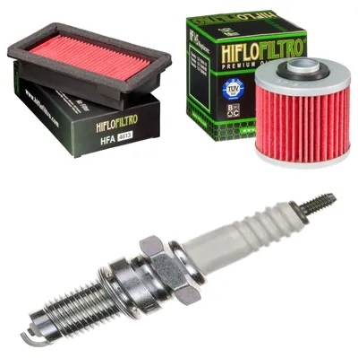 Obrázok produktu pre Servisná sada pre Yamaha MT-03 660 N 2006–2008: vzduchový filter, olejový filter, zapaľovacia sviečka od pamoto –