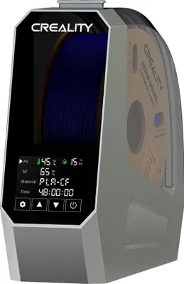 Produktbild von Filamenttrocknerbox, Raumgrau Kunststoff, 315 mm x 125 mm x 300 mm, 1,75 mm/2,85 mm Kompatibilität, 145 W Nennleistung, 0-48 Stunden Heizdauer