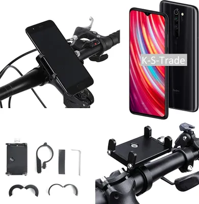 Produktbild von K-S-Trade Handyhalterung für das Fahrrad kompatibel mit Xiaomi Note 8 Pro Halter Lenkstange Fahrradhalterung Motorrad Bike Mount Befestigung