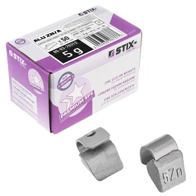 Produktbild von STIX ZN/A Zink Schlaggewichte 5g für Alufelgen Auswuchtgewichte 50 Stk.