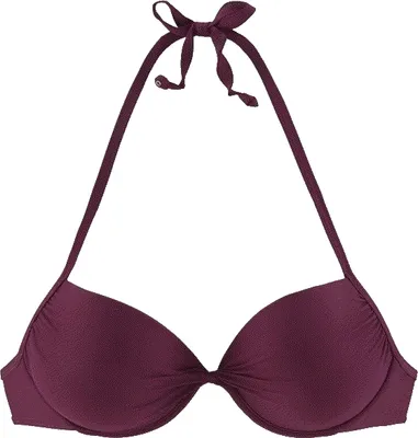 Produktbild von LASCANA Push-Up-Bikini-Top Italy bordeaux Größe 38 Cup A