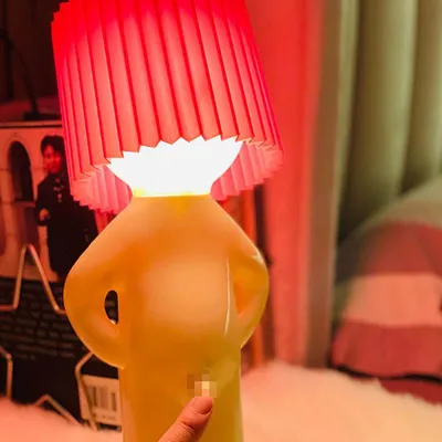 Produktbild von Stimmungslampe schüchterner Junge Nachtlampe lustiger Schalter Geschenk Rosa