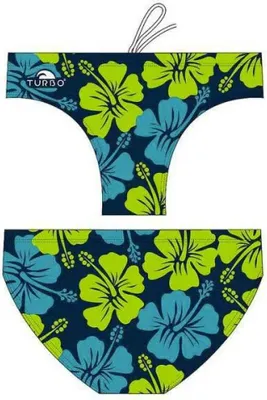 Produktbild von Turbo Surf Flower Badeslip Blau 2XL Herren Blau 2XL