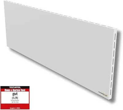Produktbild von Infrarotheizung Hybrid 550 Watt - integr. Thermostat/Standfuß - Infrarottechnik mit Raumluft-Konvektion - Elektroheizung - Direktheizung