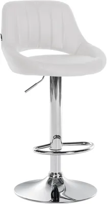 Produktbild von Barhocker Milet Kunstleder chrom weiß
