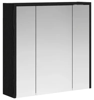 Immagine prodotto di Armadietto a specchio da bagno vidaXL, nero effetto rovere