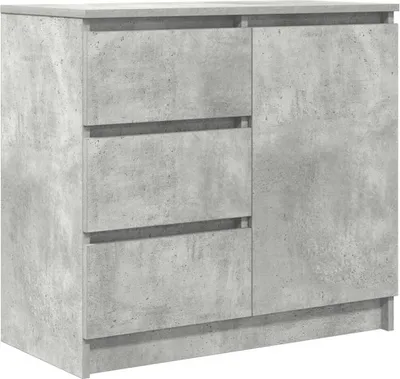 Immagine prodotto di Credenza con Cassetto Grigio Cemento 71x35x65 cm in Truciolato