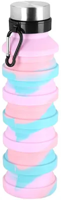 Produktbild von Spokey - Wasserflasche "Jump", Faltbar MR2206 (Einheitsgröße) (Bunt)