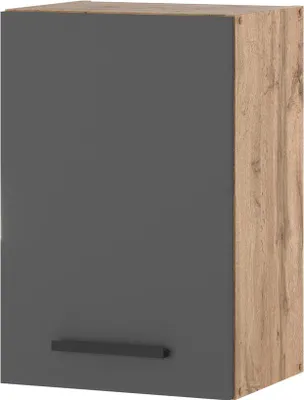 Zdjęcie produktu dla Szafka Kuchenna Wisząca Górna Modułowa 40Cm Blande Wotan Szary Mat