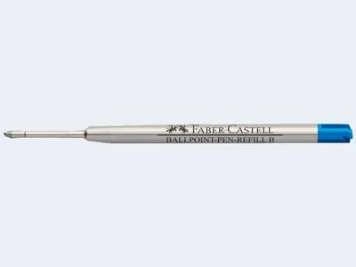 Produktbild von FABER-CASTELL Kugelschreiber Großraummine B blau