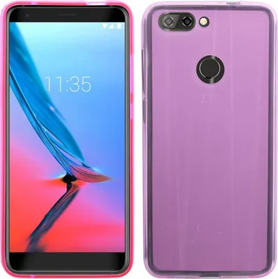 Obrázok produktu pre Silikónový ochranný kryt na mobilný telefón ZTE Blade V9 ružový