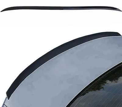 Universal Performance Heckspoiler Spoilerlippe SCHWARZ GLANZ 120x4cm viele PKW – Produktansicht