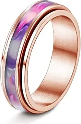 Produktbild von Eleganter Opal Optik Ring in Roségold und Silber Roségold US11