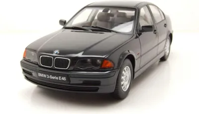 Produktbild von KK Scale 181433 BMW 3er E46 Limousine 1999 schwarz metallic 1:18