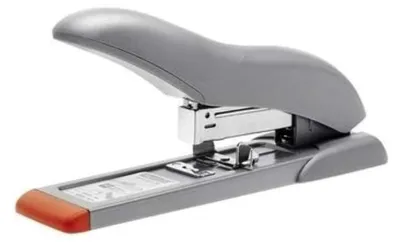 Imagen del producto de Omgoods - Grapadora compacta para agrupar hojas, ideal para 10-70 hojas - Plateada/Naranja
