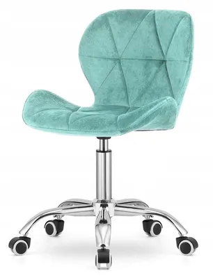 Produktbild von Ergonomischer Schreibtischstuhl mit Rollen - komfortabler Drehstuhl für Home Office & Arbeitsplatz, gepolstert, stabiler Metallfuß, große Farbauswahl (BURGUND SMOKE)