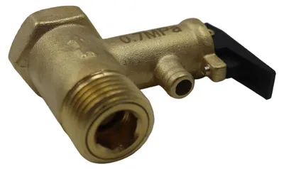 Sicherheitsventil 1/2 Zoll, 0,7 MPa, Messing, für Boiler und Heizungen