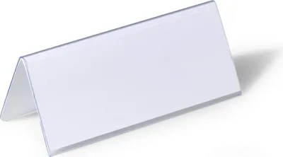 Produktbild von DURABLE Tischnamensschild 805019 150x61/ Verwendung für Papiergrößen: 150 x 61/12