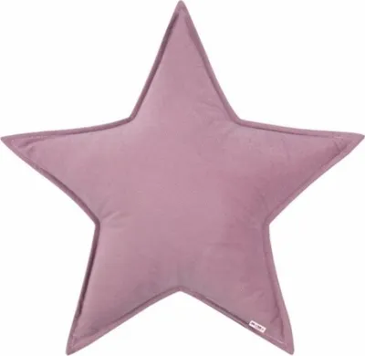 Obrázok produktu pre Baby Nellys Dekoračný zamatový vankúšik Star, lila