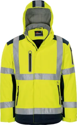 Produktbild von VIZWELL Warnschutz Regenjacke VW 61 Gr. 3XL gelb