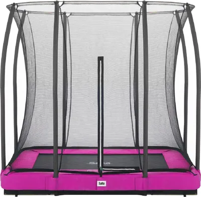 Produktbild von Salta Comfort Edition Ground Trampolin - 214x153cm - Rechteckig - Pink