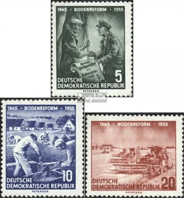 Produktbild von Briefmarken DDR 1955 Mi 481-483 (kompl.Ausg.) gestempelt 10 Jahre Bodenreform