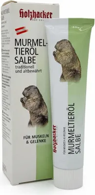 Produktbild von Holzhacker Murmeltieröl Salbe zur Massage, 75 ml