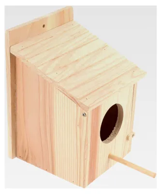 Produktbild von Hängendes Vogelhaus mit Aufhängeseil für kleine Gartenvögel, wetterfestes Wildvogelnest für Balkon und Garten