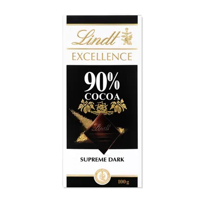 Obrázok produktu pre Lindt 3046920029759, Tmavá čokoláda, 100 g, 2483 kJ, 592 kcal, 55 g, 30 g