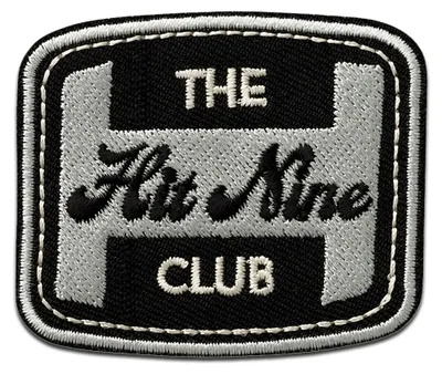 Produktbild von Mono Quick Hit Nine Club - Aufnäher, Bügelbild, Aufbügler, Applikationen, Patches, Flicken, zum aufbügeln, Größe: 5,1 x 6 cm