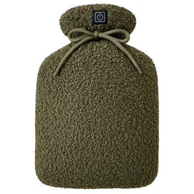 wärmflasche teddy grün , infrarot heizkissen / Heizflasche 